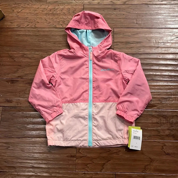 Eddie Bauer Kids Girls Lightweight Jacket with Hood Size 4 - Picture 4 of 5